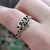 Anillo Celta Triquetas Corazón Alpaca / Bronce y Ziconía Cúbica