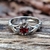 Anillo Claddagh en Plata 925 con Corazón Zirconia Cúbica - comprar online