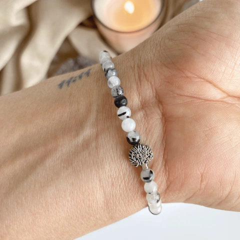 Pulsera de cuarzo turmalinado - comprar en línea