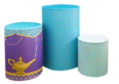 Locação de Trio de Cilindros com Capas - Jasmine