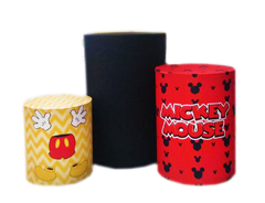 Locação de Trio de Cilindros com Capas - Mickey