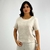 Blusa basica linho natural