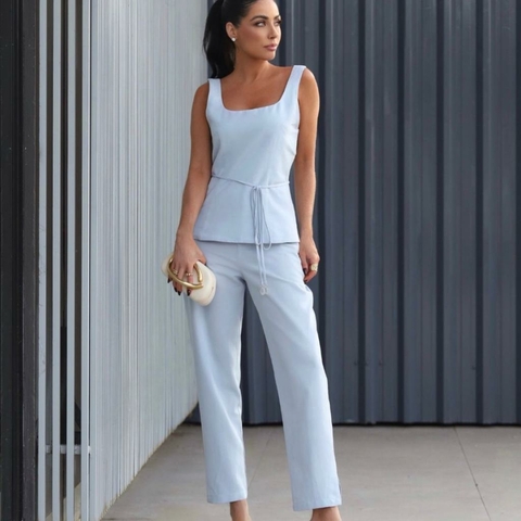 Conjunto blusa calça viscose termales