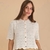 Blusa tricô ponto crochê - comprar online