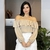 Blusa viscose ombro a ombro babado CD - comprar online