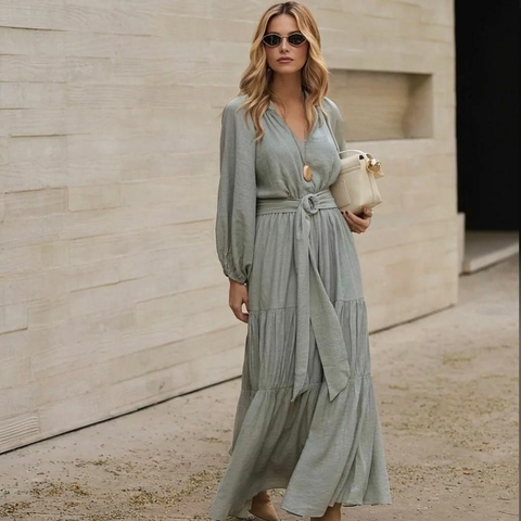 Vestido cinto Karoline