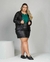 Saia Shorts Couro Eco