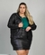 Saia Shorts Couro Eco - Le Sorelle Moda Plus Size