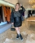 Saia Shorts Couro Eco