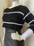 Blusa tricô listras - loja online