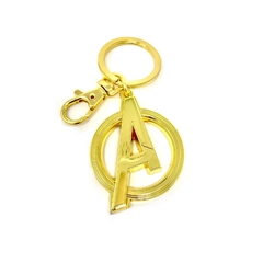 Llavero Marvel Avengers Logo Metalico Dorado