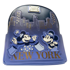 Loungefly Mickey Y Minnie Mouse New York Mini Backpack - comprar en línea