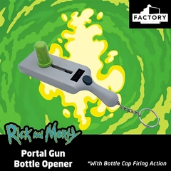 Rick and Morty Llavero Pistola De Portal Abre Sodas - comprar en línea