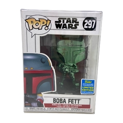Star Wars Boba Fett Green Chrome Funko Pop #297 SDCC en internet