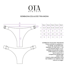 Bombacha Colaless Tira Ancha Molle - tienda online