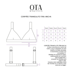 Triangulito Tira Ancha Ceibo