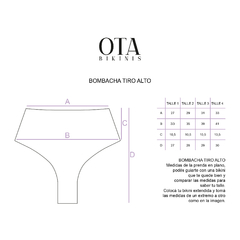 Bombacha Tiro Alto Negra - OTA