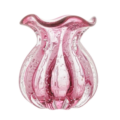 VASO TROUXINHA MURANO LIZ ROSA PINK 11,5x13cm - comprar online