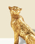 ESCULTURA LEOPARDO DOURADO EM POLIRESINA P na internet