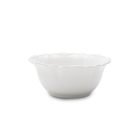 BOWL PORCELANA FANCY BRANCO 14x6cm