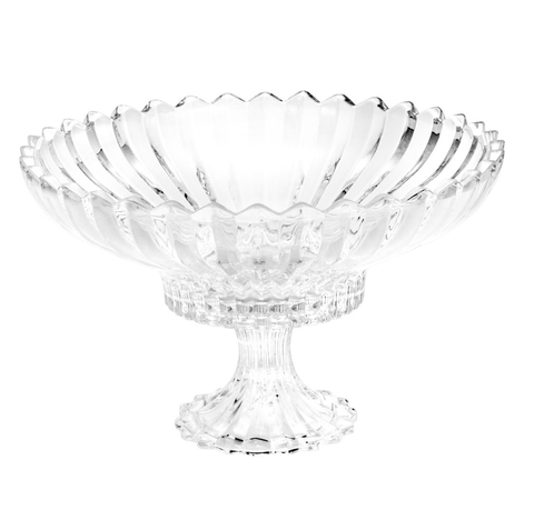 CENTRO DE MESA CRISTAL C/PE GENEVA 32x21cm