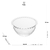 BOWL CRISTAL DE CHUMBO PEARL 14x8cm - comprar online