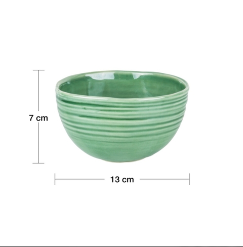 BOWL CERAMICA OCEAN VERDE 13x12cm