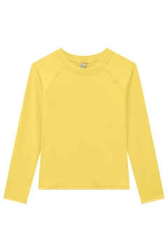 Blusa menina praia com proteção UV 50+