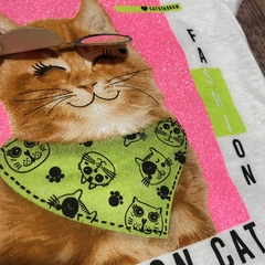 Blusa infantil Gatinho com Glitter