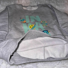 Conjunto casaco e calça de moletom com felpo Malwee Kids na internet
