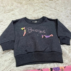Conjunto casaco moleton e legging flanelada Elian - comprar online