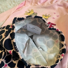 Conjunto calça legging e casaco com capuz girafinhas - Elian - comprar online
