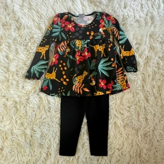 Conjunto de bata com legging - Elian - loja online