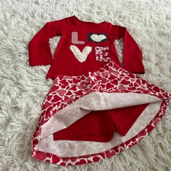 Imagem do Conjunto de blusa e short-saia menina - Elian