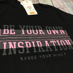 T-Shirt teens em meia malha - Inspiration na internet