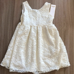 Vestido de renda Milon - Cor Cru