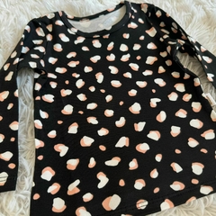 Blusa manga longa com estampa rotativa - comprar online