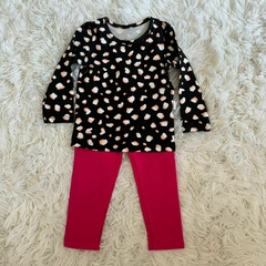 Blusa manga longa com estampa rotativa na internet