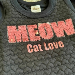 Vestido manga longa em moletom flanelado - comprar online