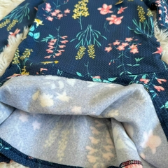 Vestido manga longa flanelado - comprar online