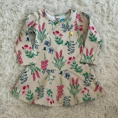 Vestido manga longa flanelado - Zig Zag Kids