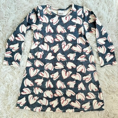 Vestido manga longa