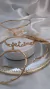 Bracelete Dourado Je t'aime com Detalhes em Zircônia - comprar online