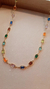 Colar com Pedras Coloridas