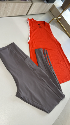 Legging Asphalt Bolsos laterais - Chumbo na internet