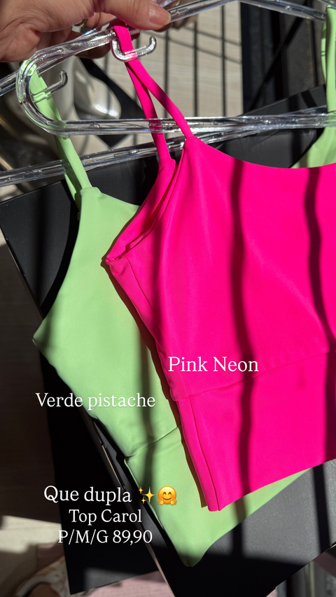 Top Carol - Pink neon - comprar online