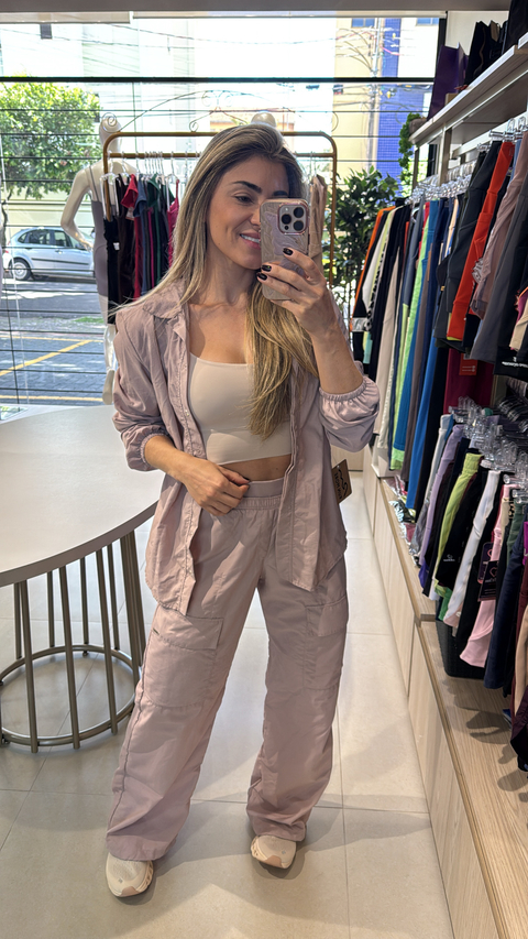 Camisa Esportiva Stylish - Rosa - comprar online