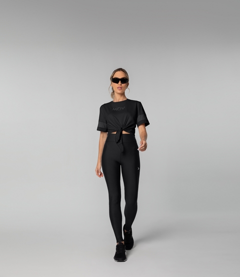 Blusa Fluity Amarração - Preto