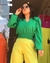 Cropped Dama Manga Longa - comprar online