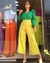 Cropped Dama Manga Longa